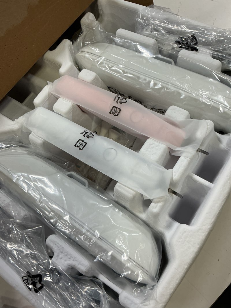 Condition photo showing New/Like New for philips sonicare diamondclean 9000 electric toothbrush - sonic toothbrush with app, pressure sensor, 12 brushing settings, replacement reminder, charging travel case, white & pink, 2-pack, hx9912/72 rose and white 1 count (pack of 2)