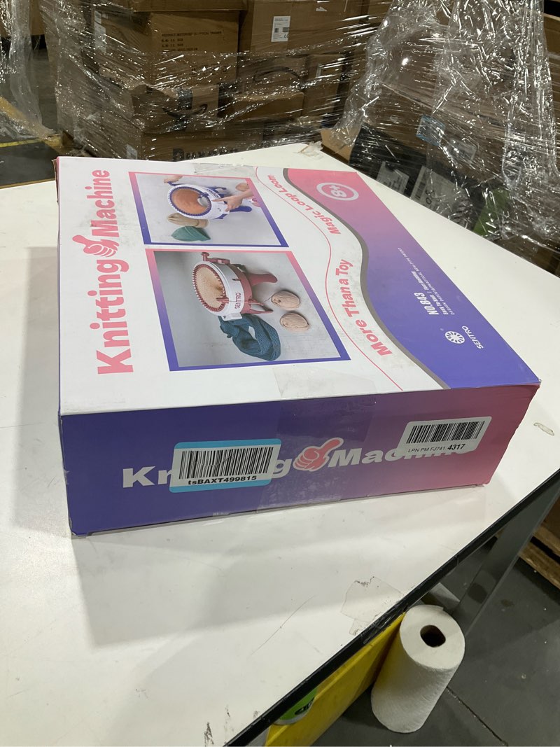 Condition photo showing Good Condition for BZVV SENTRO Knitting Machine, 48 Needles Smart Knitting Crochet Machine with Row Counter for Adults and Beginners, Weaving Loom Machine Kit for Christmas New Year Gifts (Pink) Pink - 48 Needles (NEW GIFT BOX)