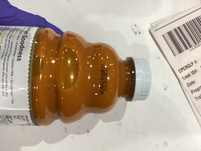Condition photo showing As Is for Expired))))))).     99% Pure Organic Turmeric Juice by The Ginger People – Digestive Health, Premium Quality, 32 Fl oz Bottle (Pack of 1) Turmeric 32 Fl Oz (Pack of 1)