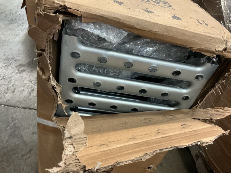 Condition photo showing Good Condition for garvee 1500lb 2-pc tri-fold ramps - 72"x9" steel loading ramps for atv/utv/motorcycles/trucks (heavy-duty, silver)