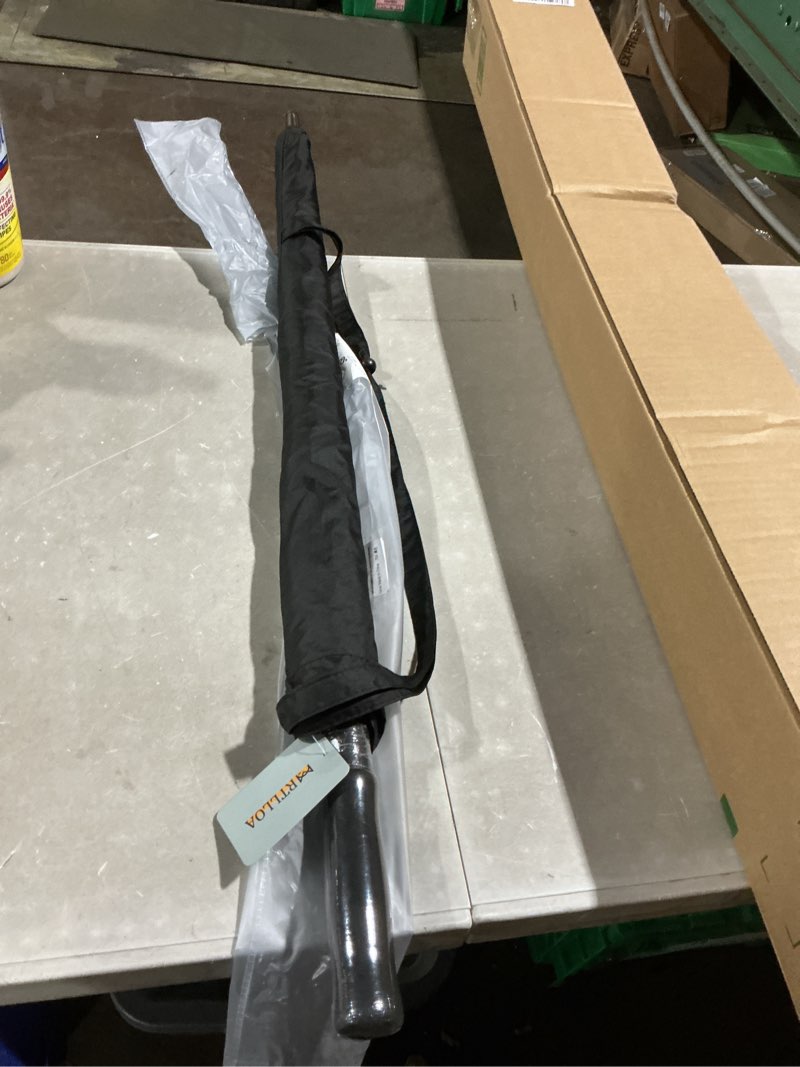 Condition photo showing Good Condition for mrtlloa extra large golf umbrella, 54/62/68/72 inch automatic open, oversize double canopy vented windproof waterproof sports umbrellas for rain black 62 inch