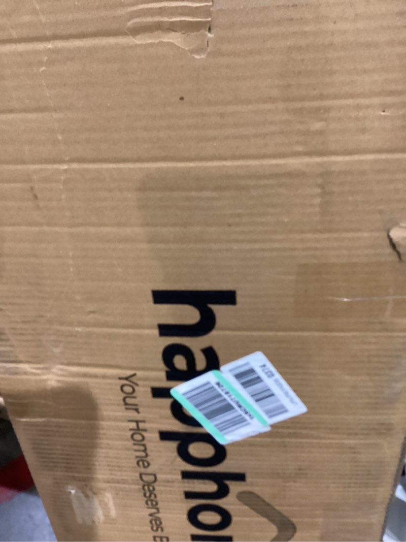 Condition photo showing As Is for Ironing Board, Compact and Space Saver Ironing Board with Extra Thick 3 Layers Cover, Height Adjustable, Easy Storage with Smart Hanger and Heavy Duty Steel Legs, Black (13x43) 13"x43" Black 43"L x 13"W