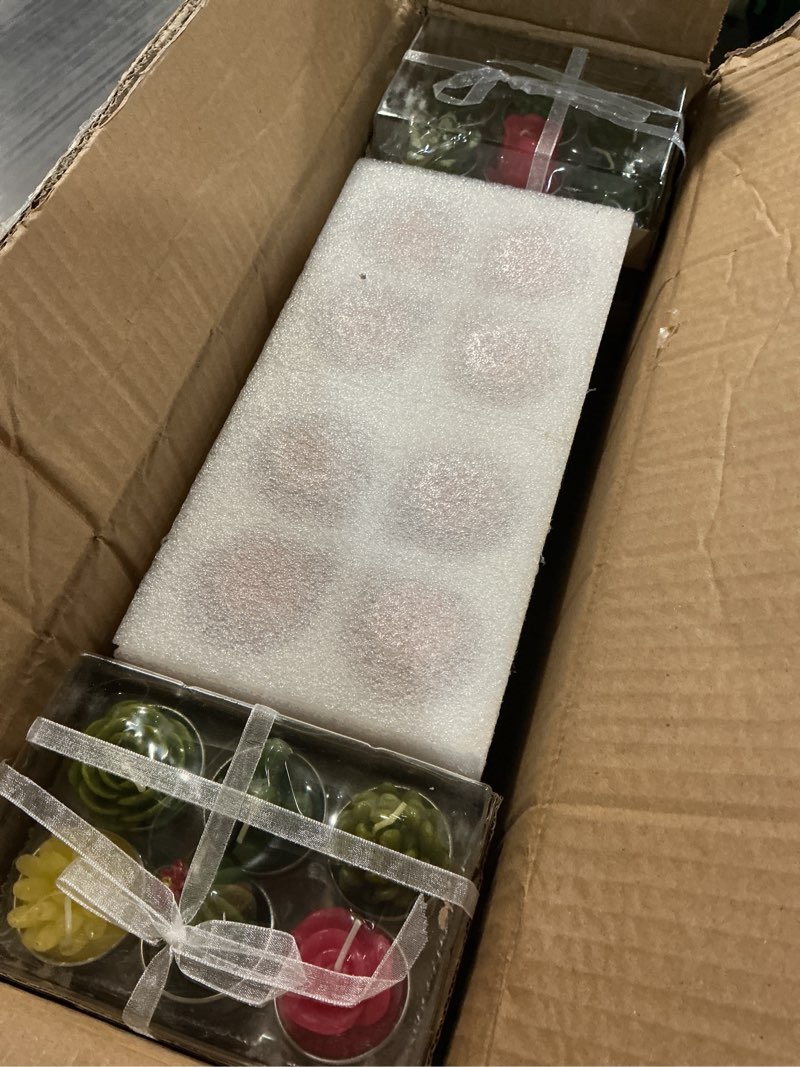 Condition photo showing New/Like New for 84 Pcs Succulent Candles Cactus Candles with Terracotta Pot Mini Baby Shower Plant Candles Novelty Handmade Tealight Terrarium Plant Candles Bulk for Party Favor Fiesta Birthday Wedding Home Decor