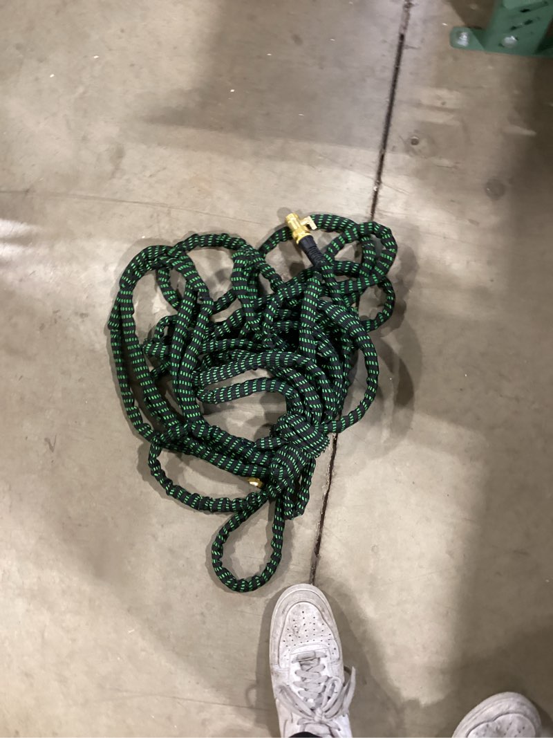 Condition photo showing Good Condition for flex-able hose xtreme 1-in x 50-ft kink free woven green hose