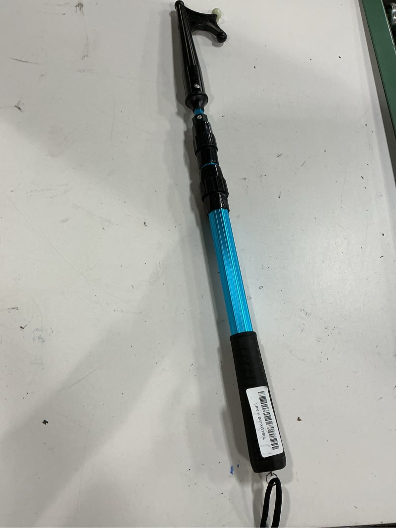 Condition photo showing Good Condition for sanlike 2m boat hook shrink length 78cm aluminium alloy boat fork pole telescopic fishing gaff hook boat accessories