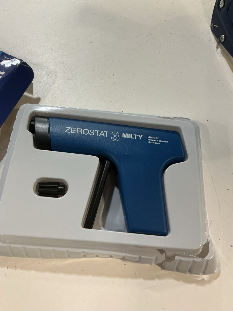 Condition photo showing New/Like New for milty zerostat anti-static device, plastic