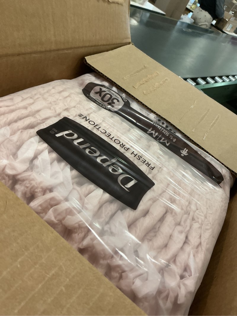 Condition photo showing Good Condition for Depend Fresh Protection Adult Incontinence & Postpartum Underwear for Women - Maximum Absorbency - M - Blush - 76ct