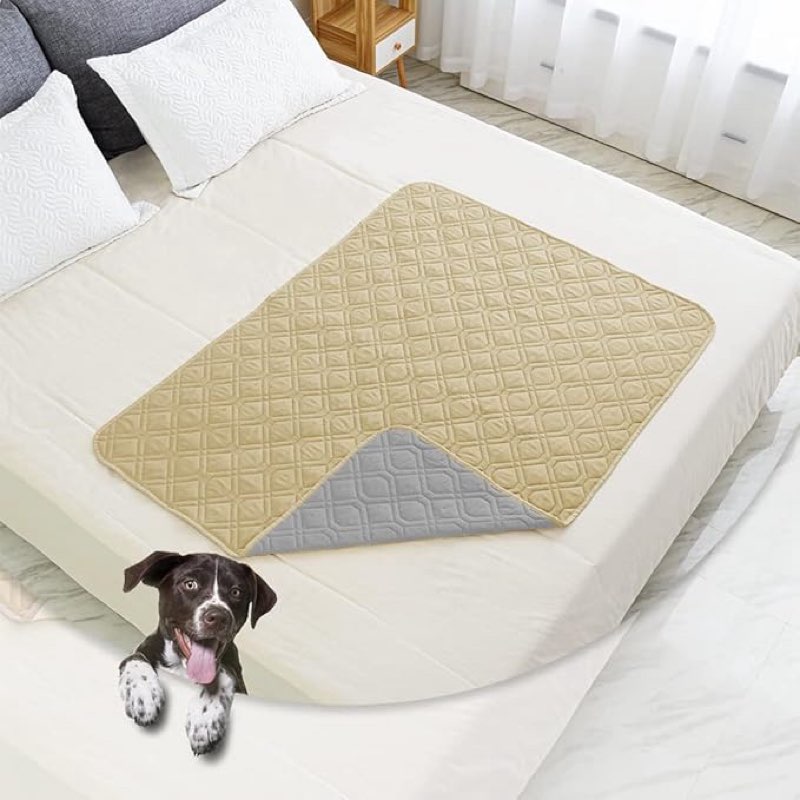 ameritex waterproof dog bed cover pet blanket for furniture bed couch sofa reversible 2 pack