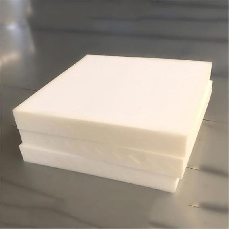 1"/2"/3"/4" Thick Square Upholstery Foam High Density Foam Sheet,Sofa Seating Pad/Dog Bed Mattress/DIY Craft Foam,Firm Bed Wall Gap Filler