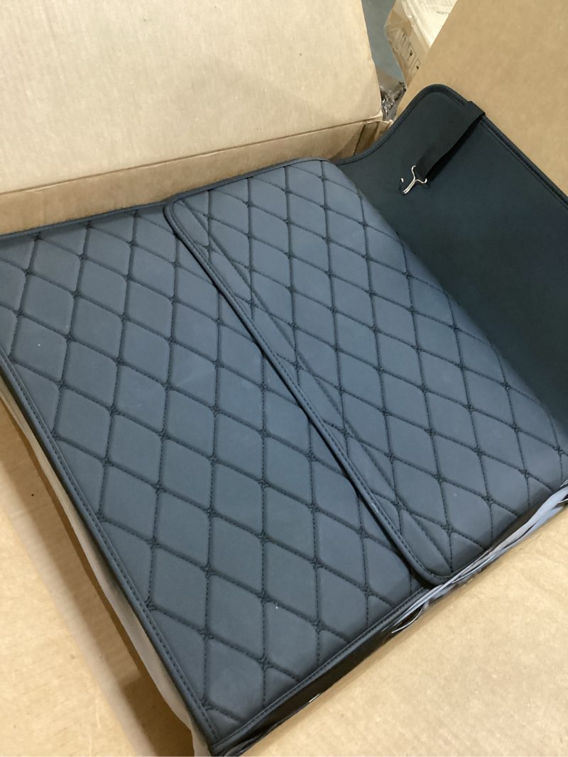 Condition photo showing Good Condition for Seat Back Protector + Large Capacity Pocket Storage Organizer,Preventing the Impact of Children Stepping on the Seat Backrest (Black)