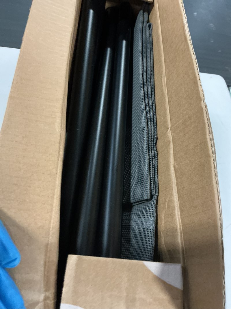 Condition photo showing Good Condition for Cooling Elevated Dog Bed for Extra Large Dogs with Non-Slip Floor Protectors & Breathable Mesh, XL Raised Indoor & Outdoor Dog Cot Hammock, 54" L x 35" W x 8" Th, X-Large, Grey 54.0"L x 35"W x 8.0"Th Grey