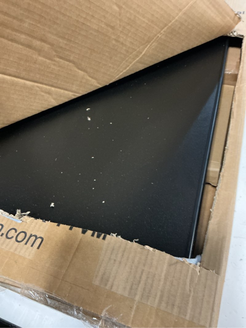 Condition photo showing Good Condition for vaunn medical adjustable overbed bedside table with wheels (hospital and home use) black