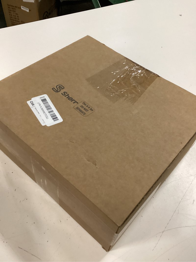 Condition photo showing New/Like New for sherr 100 pcs mini gift bags bulk, 4 x 2.75 x 4.5 in paper bag with tag, extra small paper gift boxes with handles for birthday, valentines party favor, wedding, small business, spring(brown)