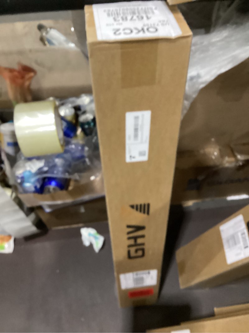 Condition photo showing New/Like New for GHV Cordless Zebra Blinds for Windows Free-Stop Shades Light Filtering Dual Layer Light Control for Day and Night (Gray, 32 in (W) x 64 in (H)) Gray 32 in (W) x 64 in (H)