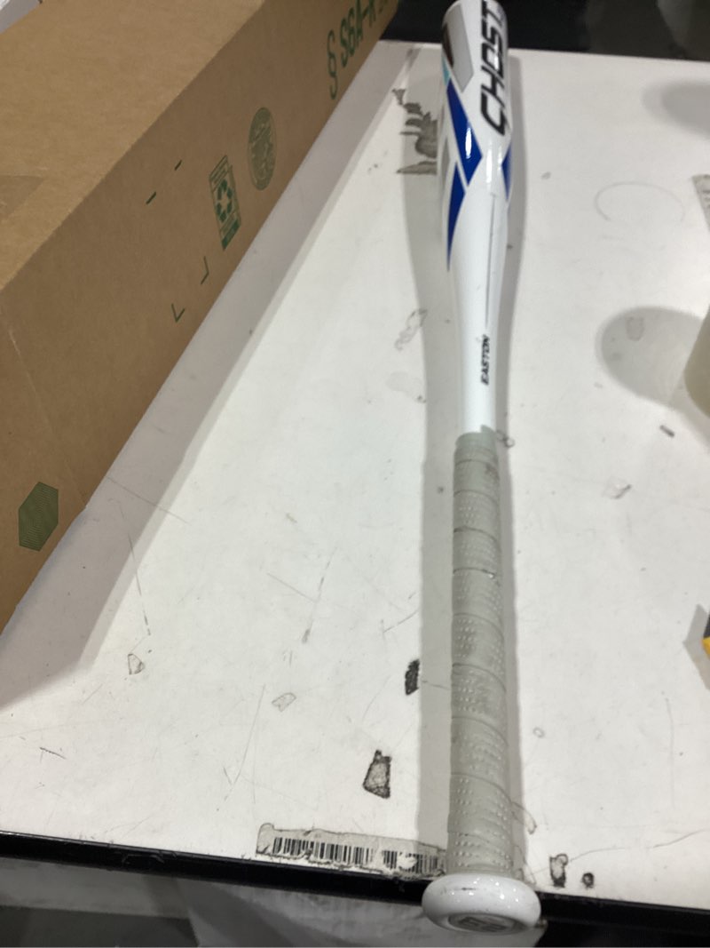 Condition photo showing As Is for Easton | Ghost Youth Fastpitch Softball Bat | Approved for All Fields | -11 Drop | 1 Pc. Aluminum White / Blue 29 Inch