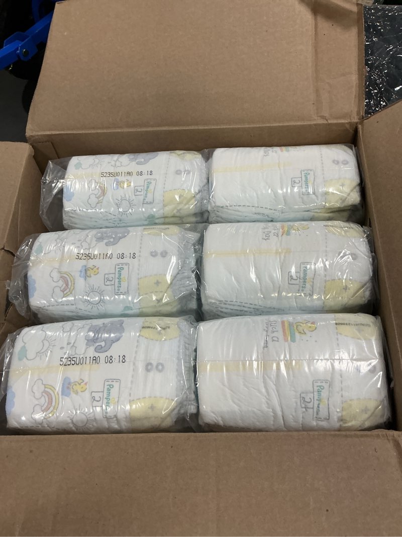 Condition photo showing New/Like New for pampers baby diapers - swaddlers - size 2, 186 count, ultra absorbent disposable infant diaper