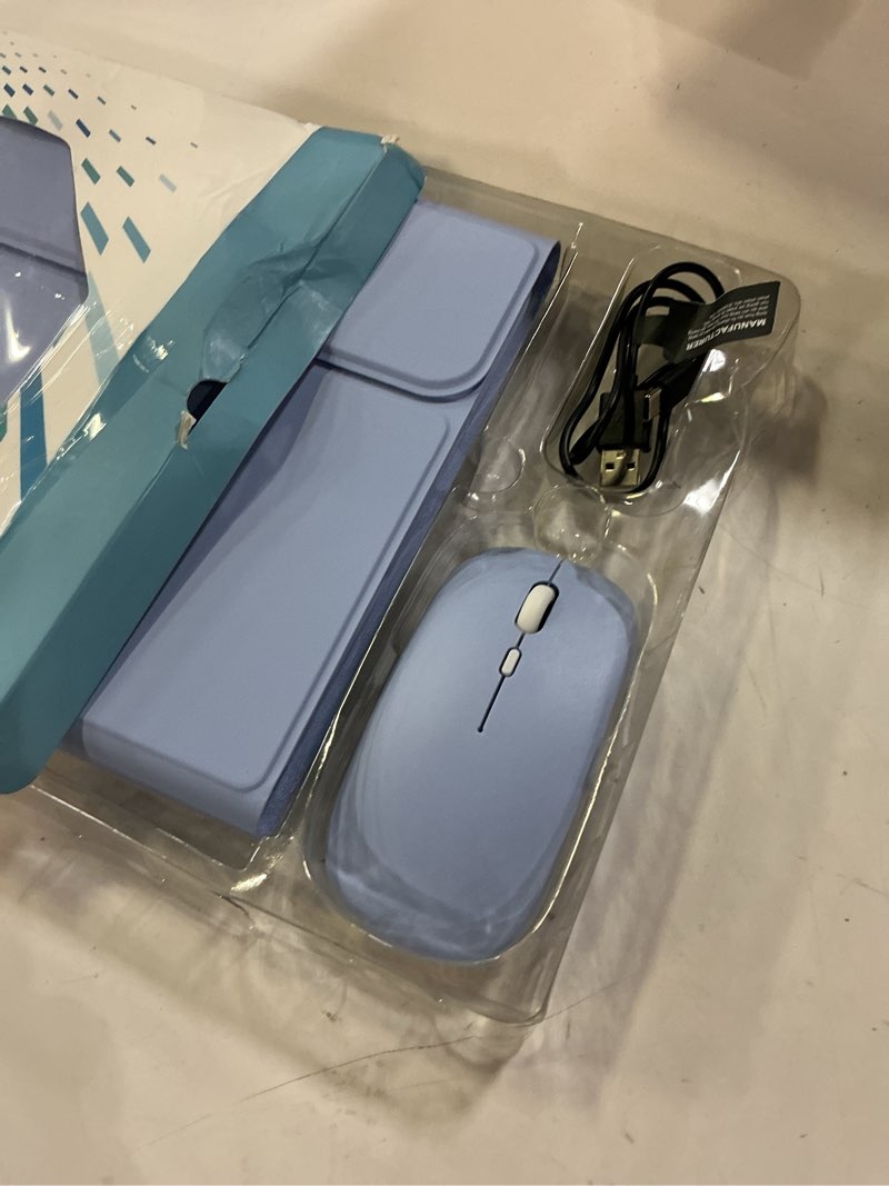 Condition photo showing New/Like New for tunkarmor for ipad a16 11th / 10th generation case with backlit keyboard - 7 color change for ipad 10th gen 2022 & 11th gen 2025 a16 10.9/11 inch cover - built-in pencil holder with mouse - purple ipad 10th/ a16 11th -10.9/11 inch purple
