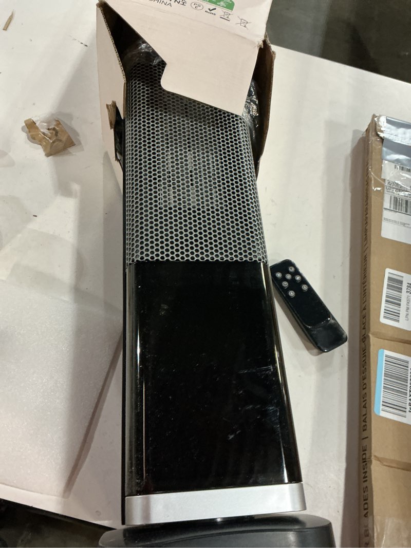 Condition photo showing Good Condition for Space Heaters for Indoor Use, 1500W PTC Ceramic Electric Heater with Thermostat, Room Temperature Display, 70° Oscillation, Remote Control, 12H Timer, Quiet Portable Heater for Office Bedroom