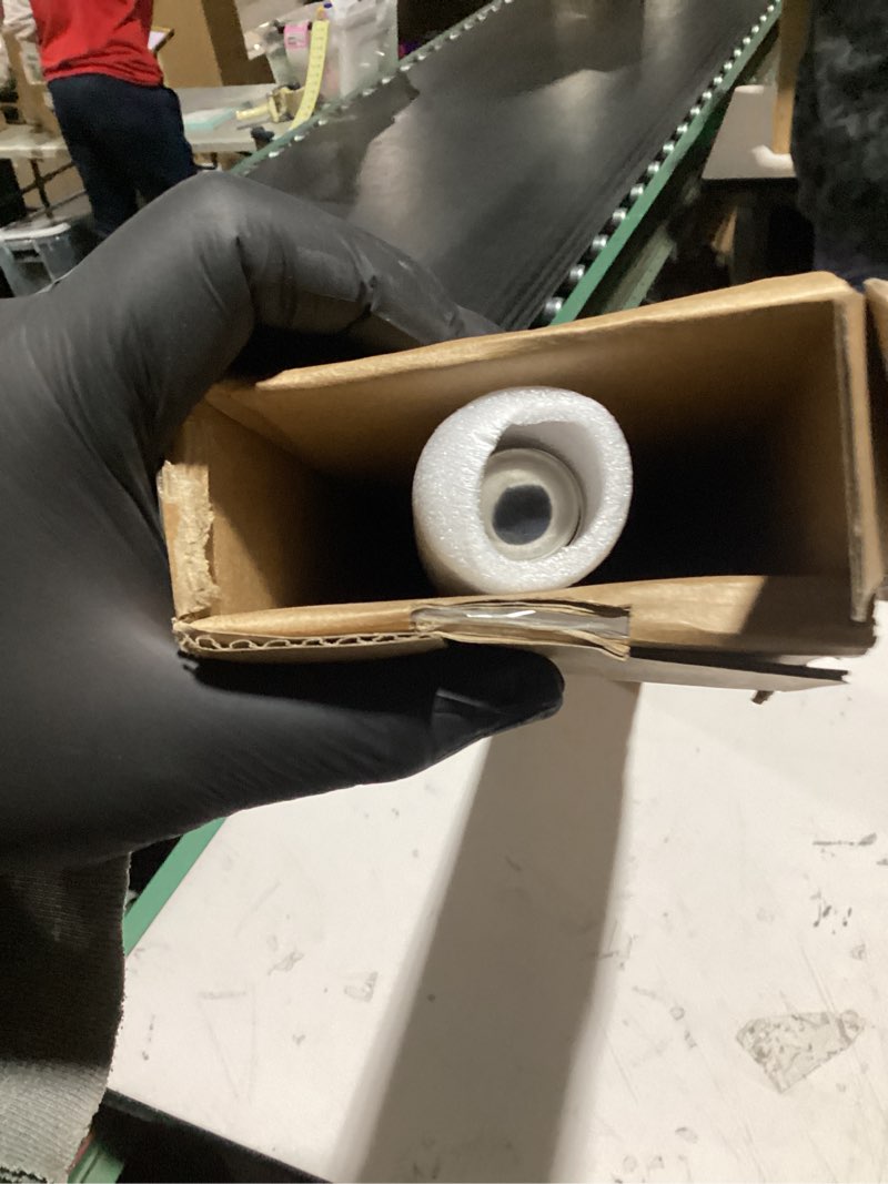 Condition photo showing As Is for Curved Shower Curtain Rod, Rustproof, 42-72 Inches Adjustable, Premium Steel, Round Shower Curtain Rod for Bathroom, Bathtub, Stall, Need to Drill, Chrome