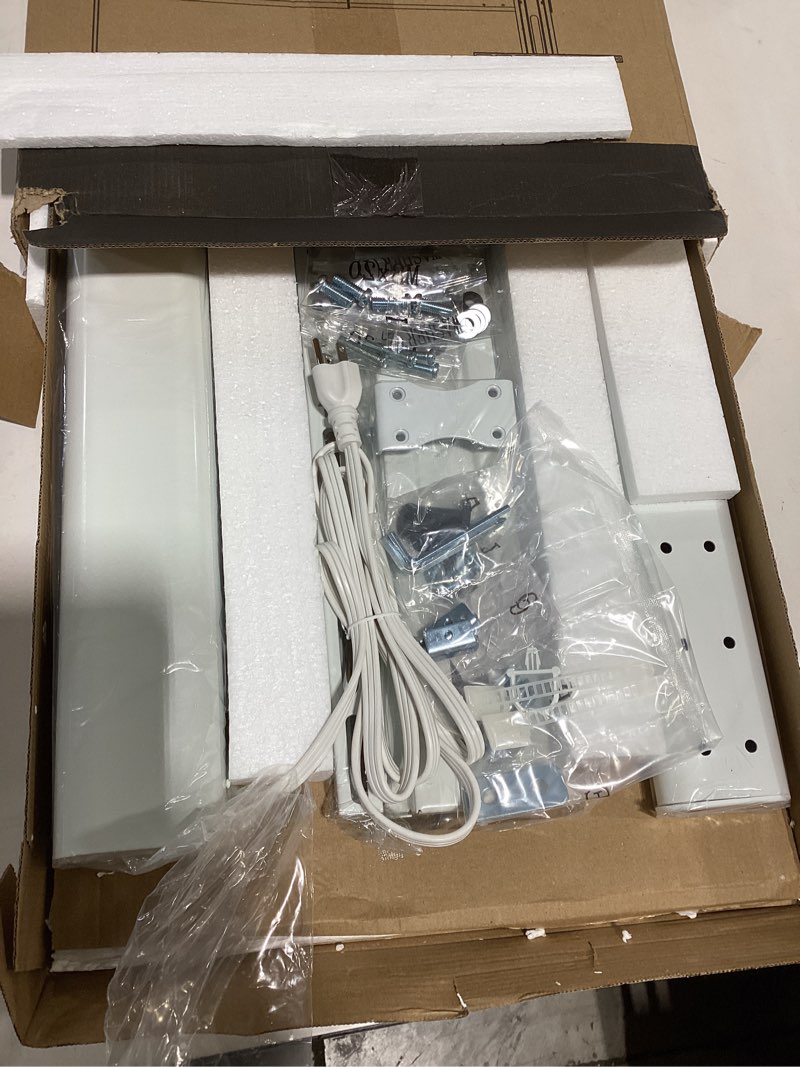 Condition photo showing Good Condition for ax waber floor tv stand with power outlet, universal tv stand mount for 27-65 inch tv up to 88lbs, 70 degree swivel 9 level height adjustable with tempered glass base for bedroom, office white white floor tv stand with power outlet