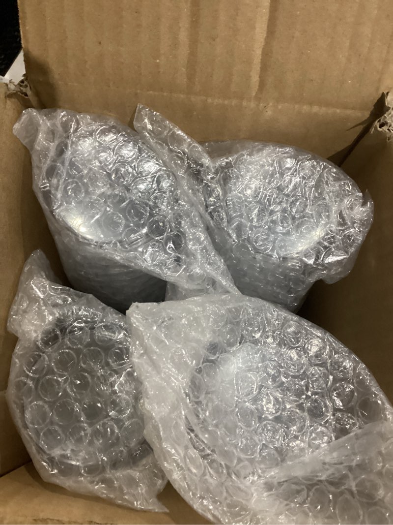 Condition photo showing Good Condition for 100 Pcs Black Plastic Cups,12 oz Black Rimmed Plastic Cup,Disposable Wine Glasses,Elegant Cocktail Drinking Cup, Clear Party Cups for Wedding Birthday Family Gatherings Holiday (Black)
