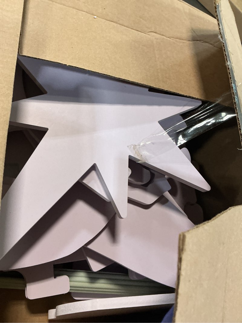 Condition photo showing As Is for BHYTAKI 3.8FT Large Outdoor Nativity Scene, Weatherproof Nativity Sets, Christmas Indoor Outdoor Decorations, Nativity Sets Decor Display for Front Yard Sign, Lawns, Church - Water-Resistant PVC