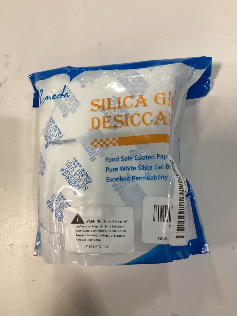 Condition photo showing New/Like New for 15 pcs 20 gram silica gel packs, transparent desiccant, desiccant packets for storage, moisture packs for spices jewelry shoes boxes electronics storage 15pcs