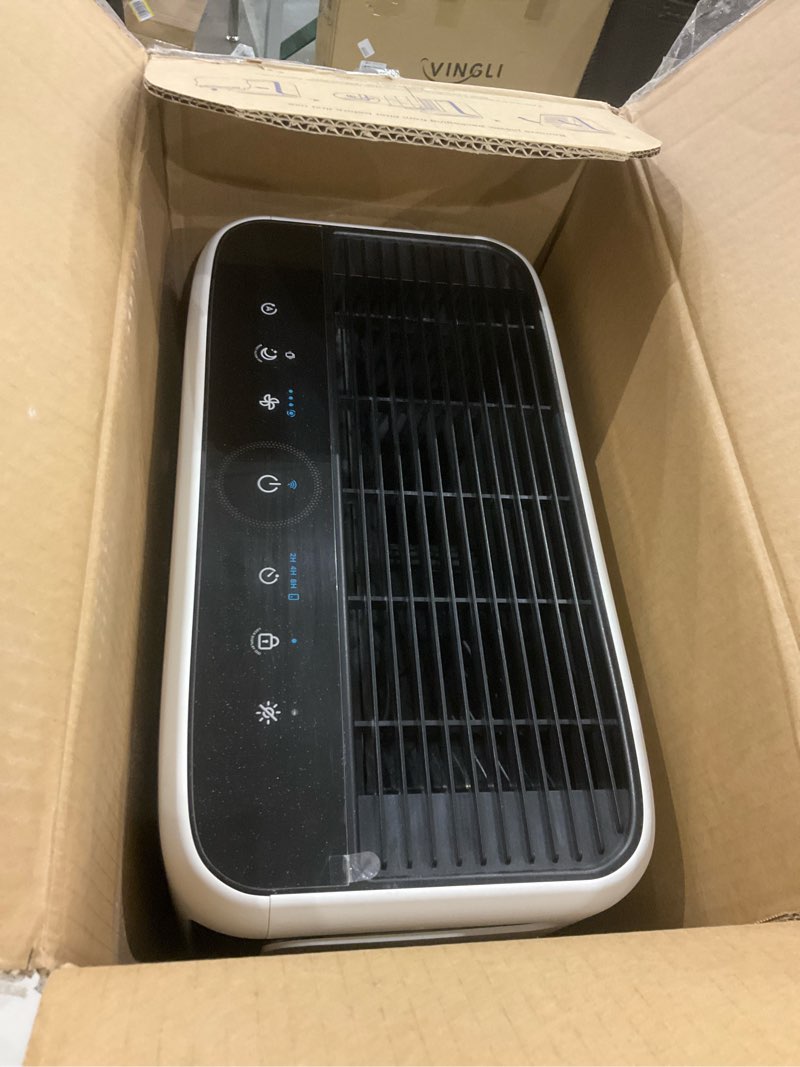 Condition photo showing As Is for LEVOIT Air Purifiers for Home Large Room Up to 1875 Ft² with Washable Pre-Filter, AHAM VERIFIDE, Air Quality Monitor, HEPA Sleep Mode for Allergies, Pet Hair in Bedroom, Vital 200S-P, White Air Purifier White