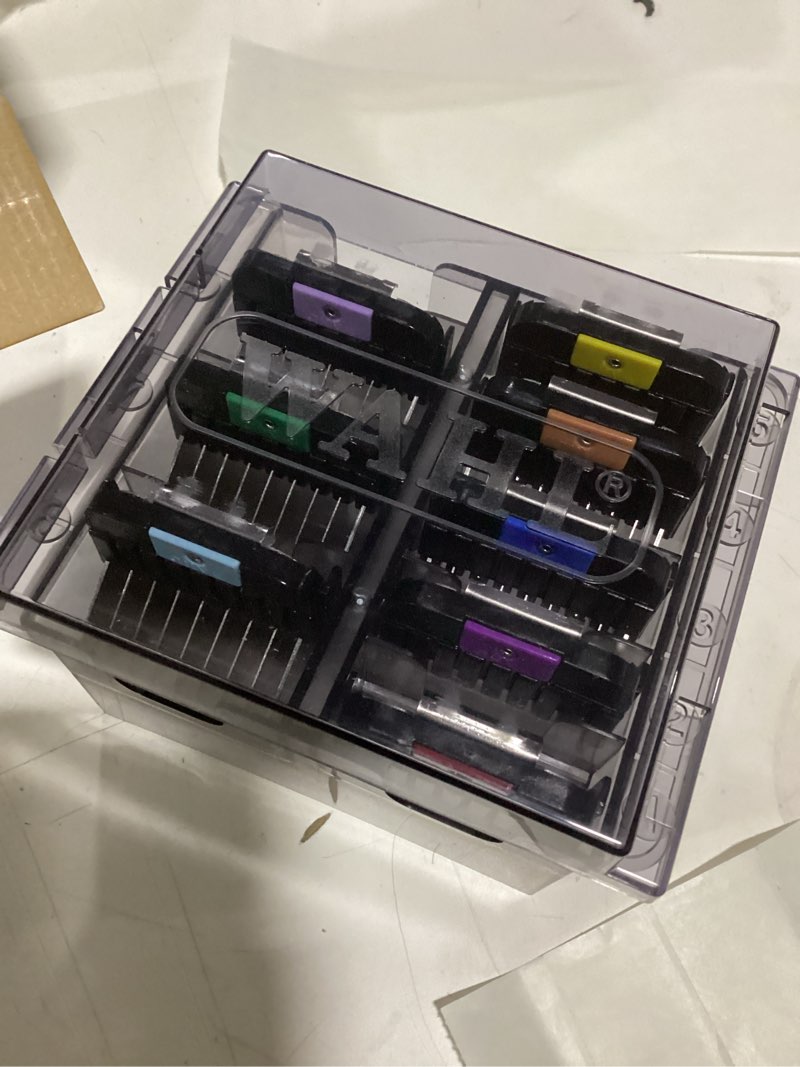 wahl pro animal stainless steel attachment combs - 8 cutting lengths - color-coded dog & cat clipper guides - animal grooming essentials - snag-free cutting - multicolor 2