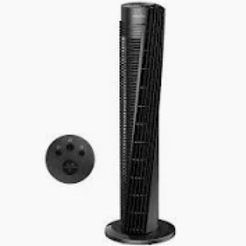 Vornado OSC84 41" Whole Room Oscillating Tower Fan, Remote Control, 70-Degree Oscillation, Quiet Ope