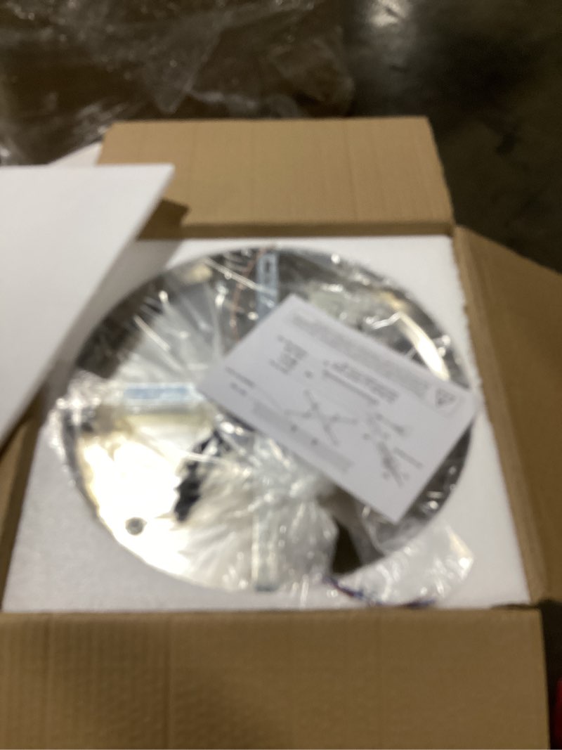 Condition photo showing Good Condition for Modern LED Crystal Chandeliers 3-Tier Flush Mount Ceiling Light Fixture Round LED Crystal Chandelier Light for Bedroom Bathroom Kitchen Office(Warm White) MC032-WW