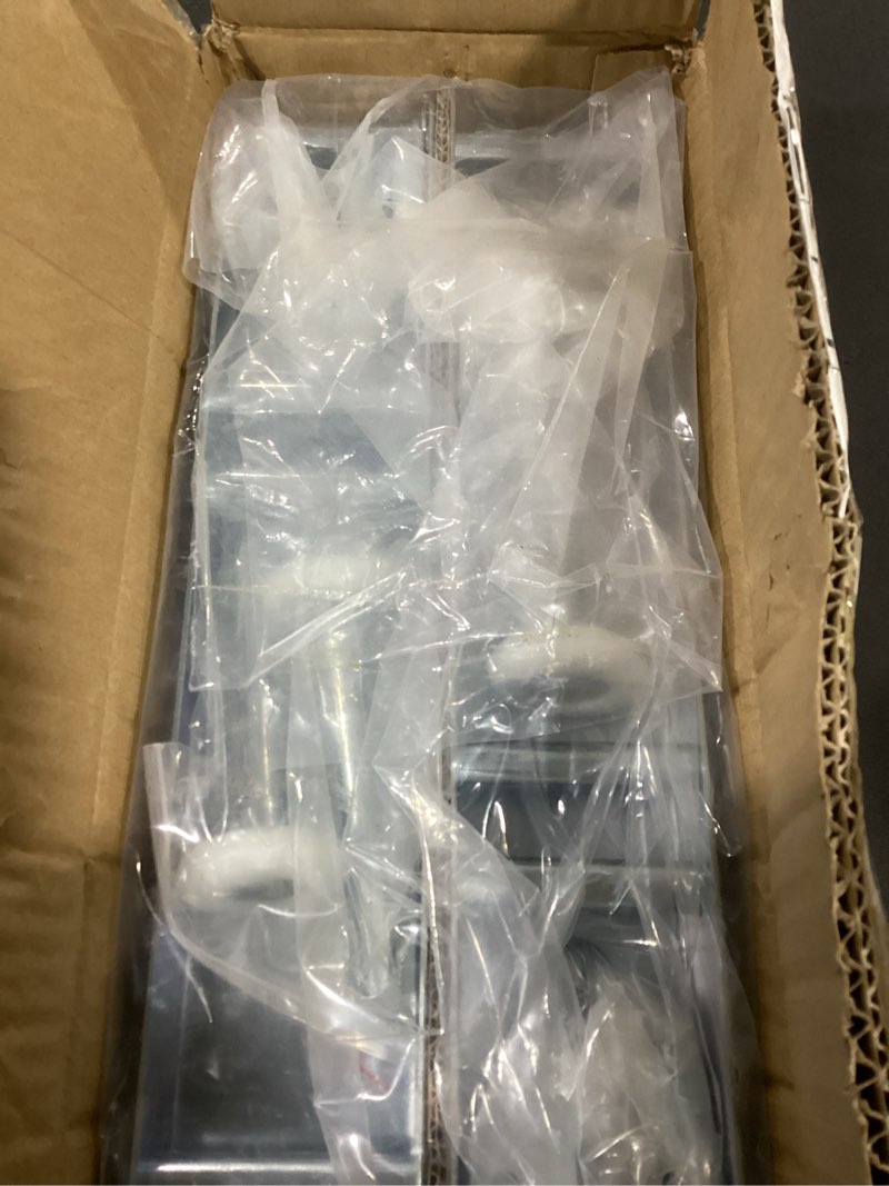 Condition photo showing New/Like New for 2 sets garage door quick turn top fixture brackets with 4pcs garage door rollers steel garage doors hardware for garages doors reinforcement