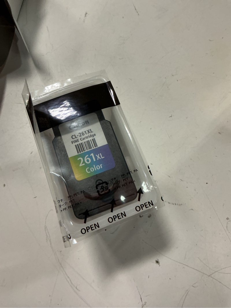 Condition photo showing As Is for cl-261 xl color ink cartridge