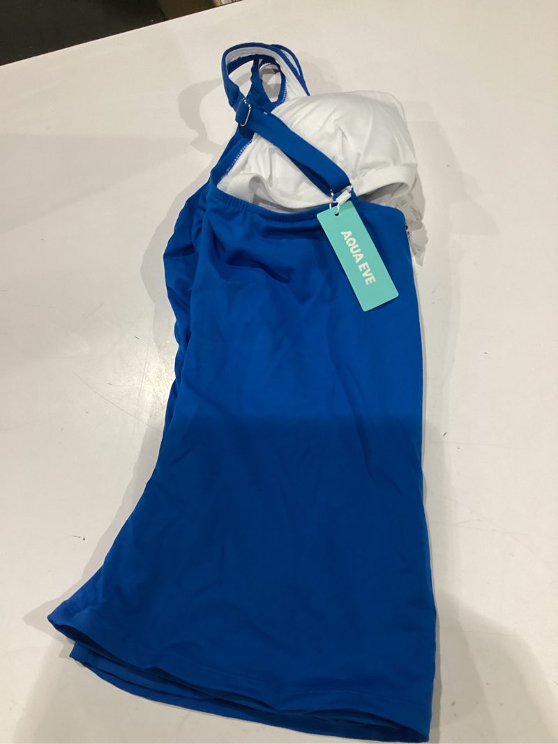 Condition photo showing New/Like New for aqua eve tankini tops for women swimwear top only tummy control bathing suit top no bottom (availabl