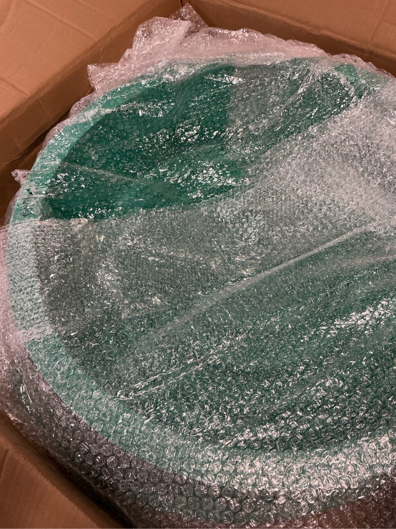 Condition photo showing New/Like New for 24 inch round septic tank lid green covers decorative recessed round septic tank lid with base hidden sewage basin cover planting grass pot well with hole for lawn yard park drainage