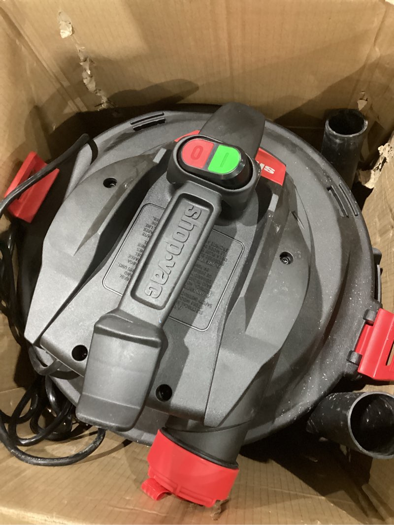 Condition photo showing Good Condition for shop-vac 10-gallon 5.5 hp corded wet/dry shop vacuum with accessories included item #6548908 | model #5430126