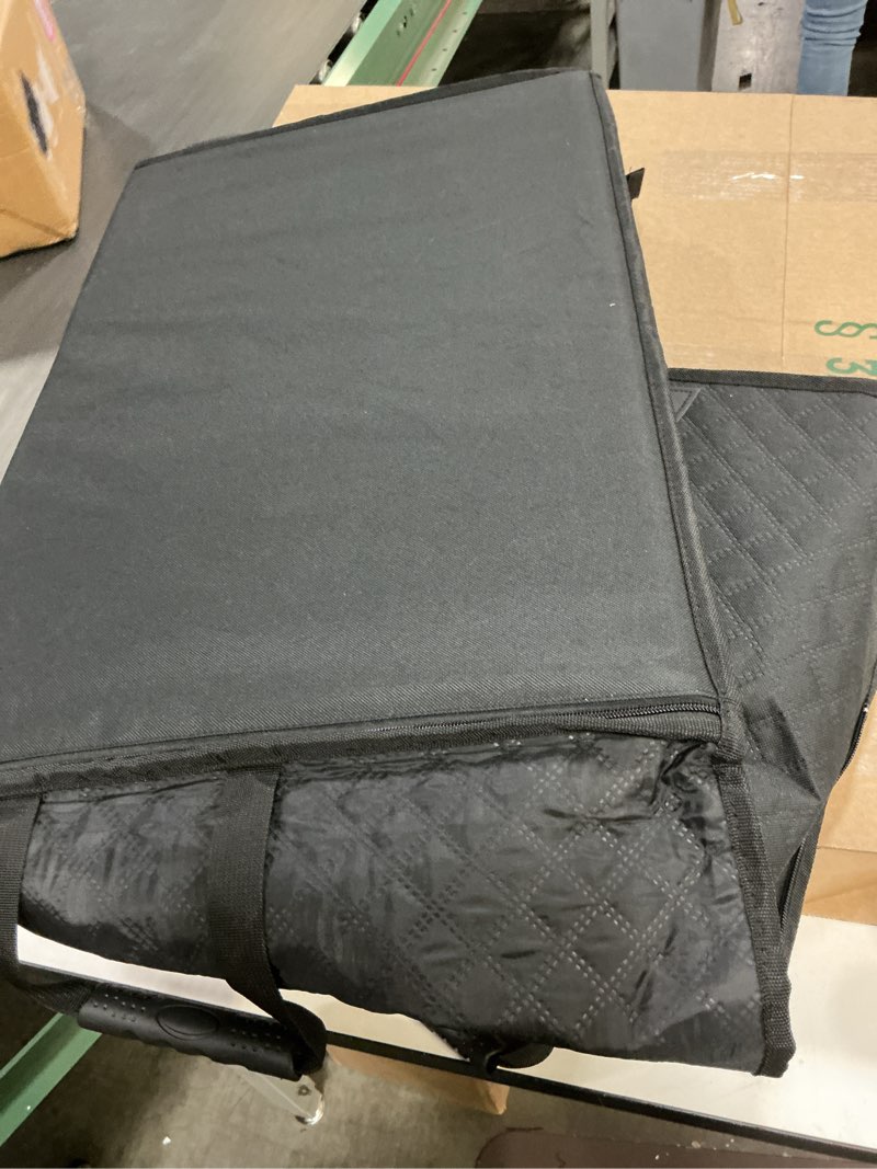 Condition photo showing Good Condition for Dog Car Seat Cover, 600D Heavy Durable Dog Seat Cover for Back Seat, 100% Waterproof Scratch Proof Nonslip Dog Hammock for Car with Side Flap, Pet Back Seat Covers for Car with Seatbelt Black Black Standard (53.9*57.9 )