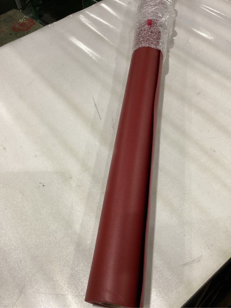 Condition photo showing Good Condition for Leather Table Pad,1.8mm Thick,40x72 Inch,Dining Table Pad,Table Pads for Dining Room Table Rectangular,Table Protector for Dining Room Table,Dining Table Cover(Black+Wine Red,40x72) Black+wine Red 40×72inch