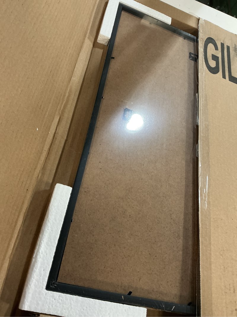 Condition photo showing New/Like New for MCS Foundation 16x24 Poster Frame Traditional Black, Vertical & Horizontal Wall Hanging Large Picture Frame for Photos, Posters & Art Prints (1-Pack) 1-Pack Black 16x24