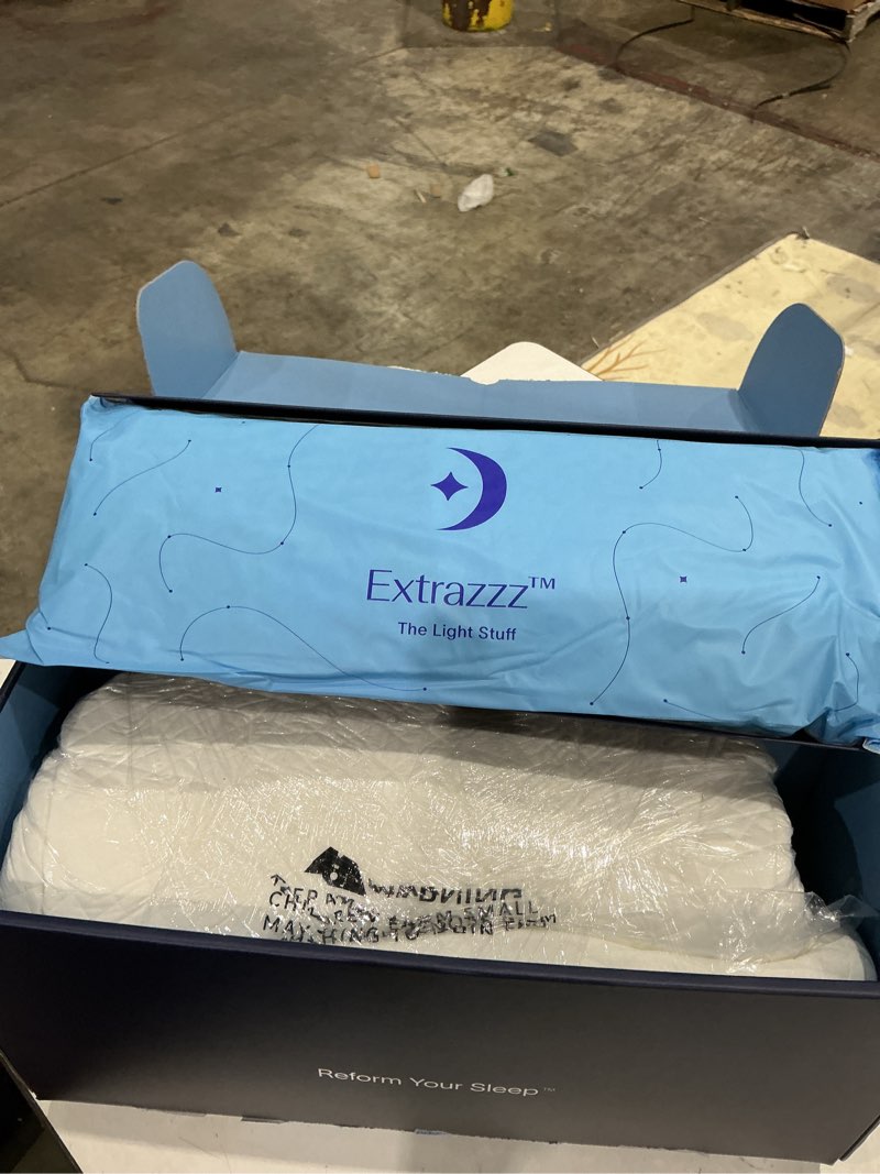 Condition photo showing Good Condition for dreamyblue signature pillow w/adjustable loft • shredded memory foam fill • neutral alignment for side, back, and stomach sleepers • washable bamboo rayon cover • certipur-us certified foam (king) king (pack of 1)