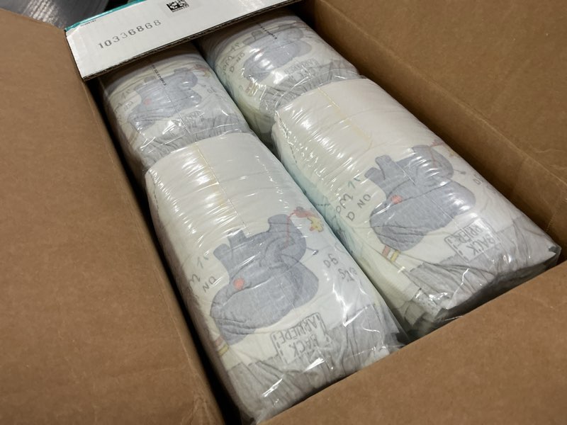 Condition photo showing Good Condition for pampers swaddlers sensitive disposable diapers - size 4 - 120ct