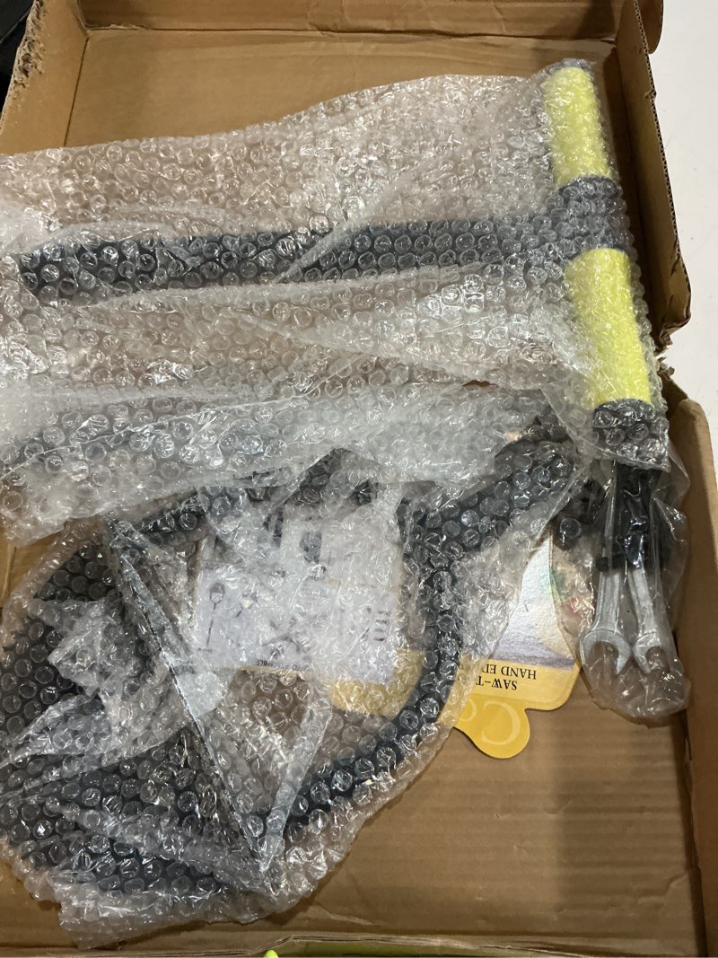 Condition photo showing New/Like New for colwelt saw-tooth edger lawn tool, half moon lawn edger with t-grip, sidewalk grass long handled step edger, 38-inch