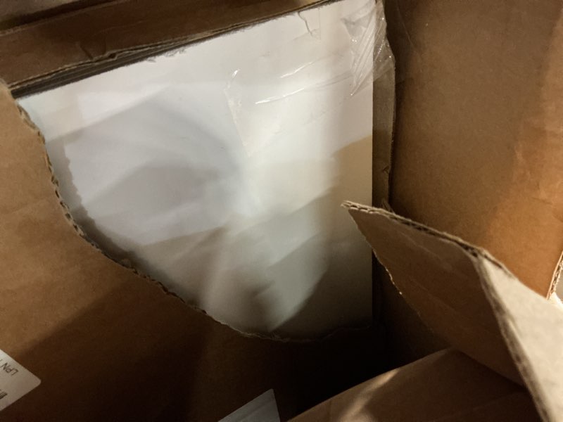 Condition photo showing Good Condition for 2ft x 4ft Drop Ceiling Tiles?Smooth White PVC Ceiling Panel 24 x 48in. Waterproof, Washable and Fire-Rated - Reusable - High-Grade PVC to Prevent Breakage-Package of 10 Tiles White 2ftx4ft