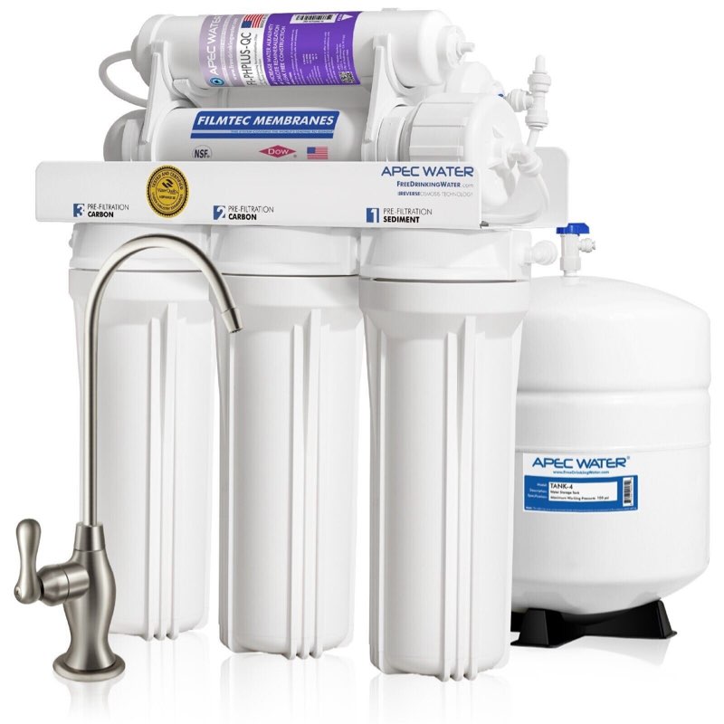 APEC RO-PH90 Alkaline High Flow Certified Reverse Osmosis Water Filter System