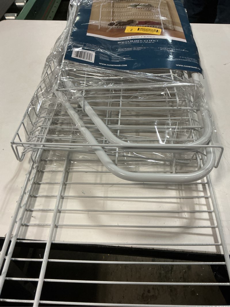 Condition photo showing As Is for ClosetMaid 4-Tier Freestanding Shoe Rack