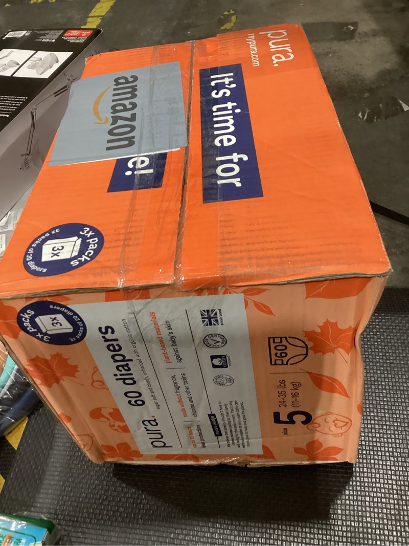 Condition photo showing Good Condition for pura hypoallergenic diapers, size 2 (7-13 lbs) totally chlorine free, wetness indicator, suitable for sensitive skin, soft organic cotton, overnight, 3 packs of 29 (87 baby diapers) size 2 87 count original design