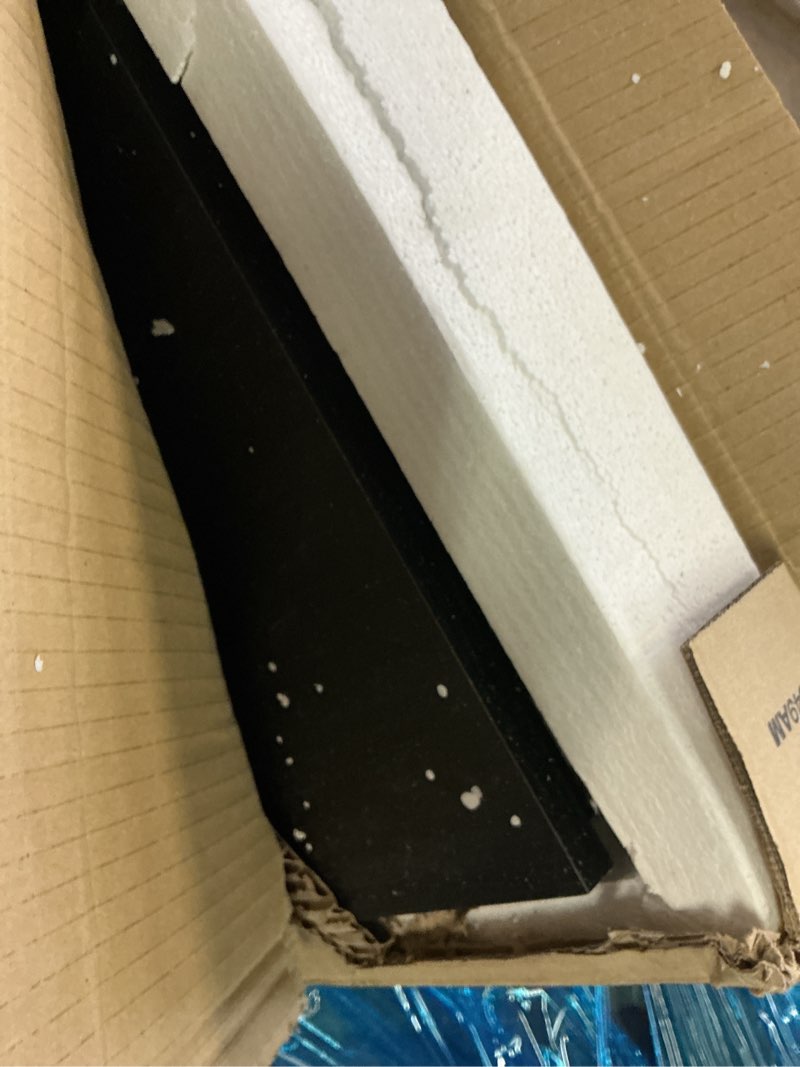 Condition photo showing As Is for Furinno Turn-N-Tube 6-Tier Accent Display Rack, French Oak Grey/Black French Oak Grey/Black 6-Tier Display Rack