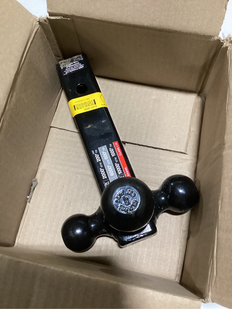 Condition photo showing As Is for Trailer Hitch Ball Mount