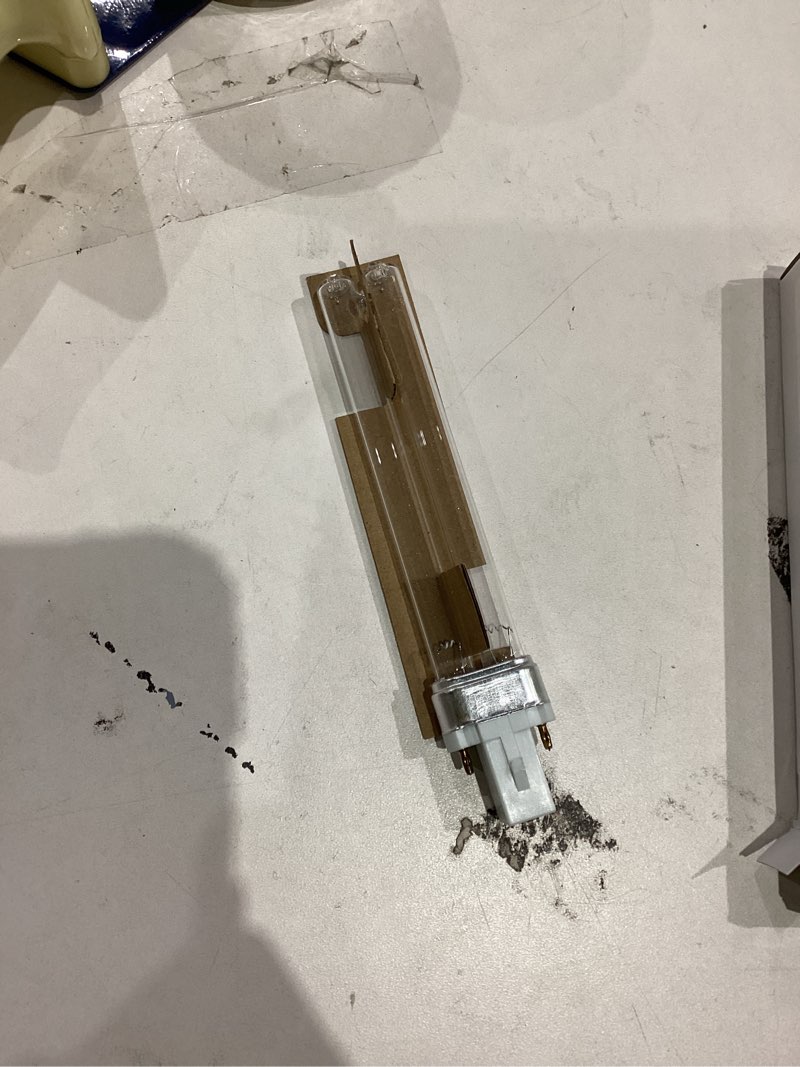 Condition photo showing As Is for D200 Original OEM Replacement UV Light Bulb UV R18 R18D