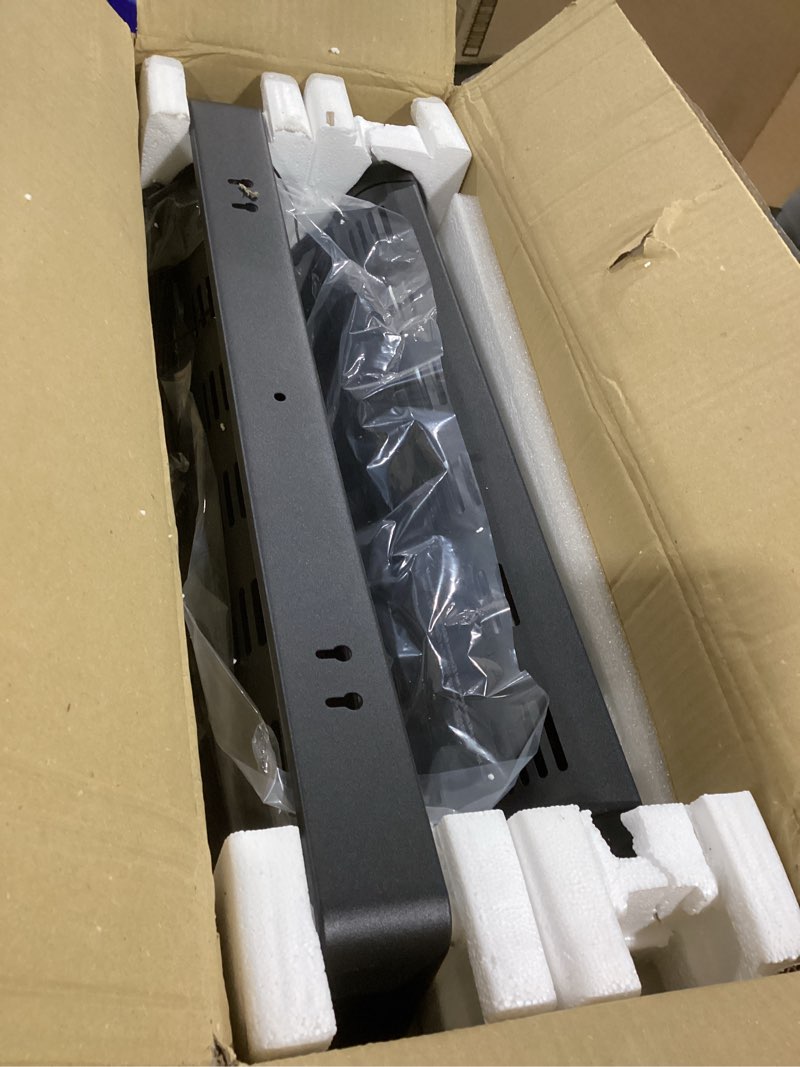 Condition photo showing Good Condition for Electric Garage Heater 120V, 750/1500W Ceiling Mount Space Heater for Garage, Shop, Patio with 90° Adjustable Tilt, Dual Quartz Radiant, Safety Metal Grille and Overheat Protection, 2-Pack Black-2 PACK